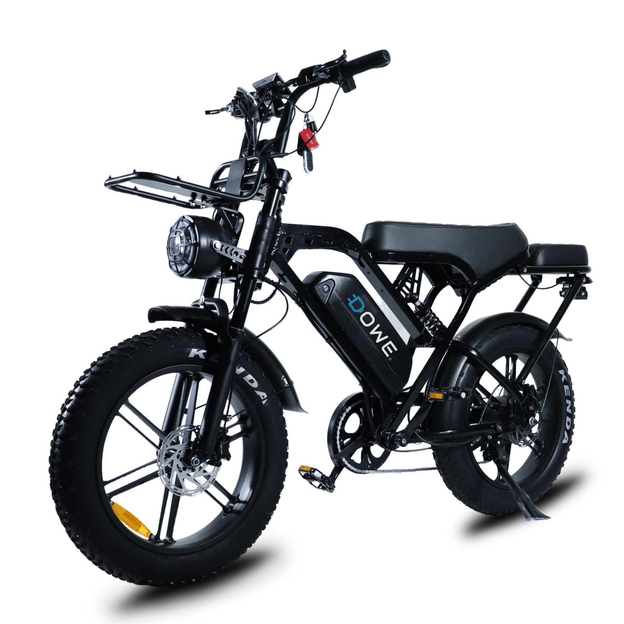 Fatbike D20 PRO – Elektrische E-Fatbike | Zwart | Volledig Uitgerust + Gratis Accessoires