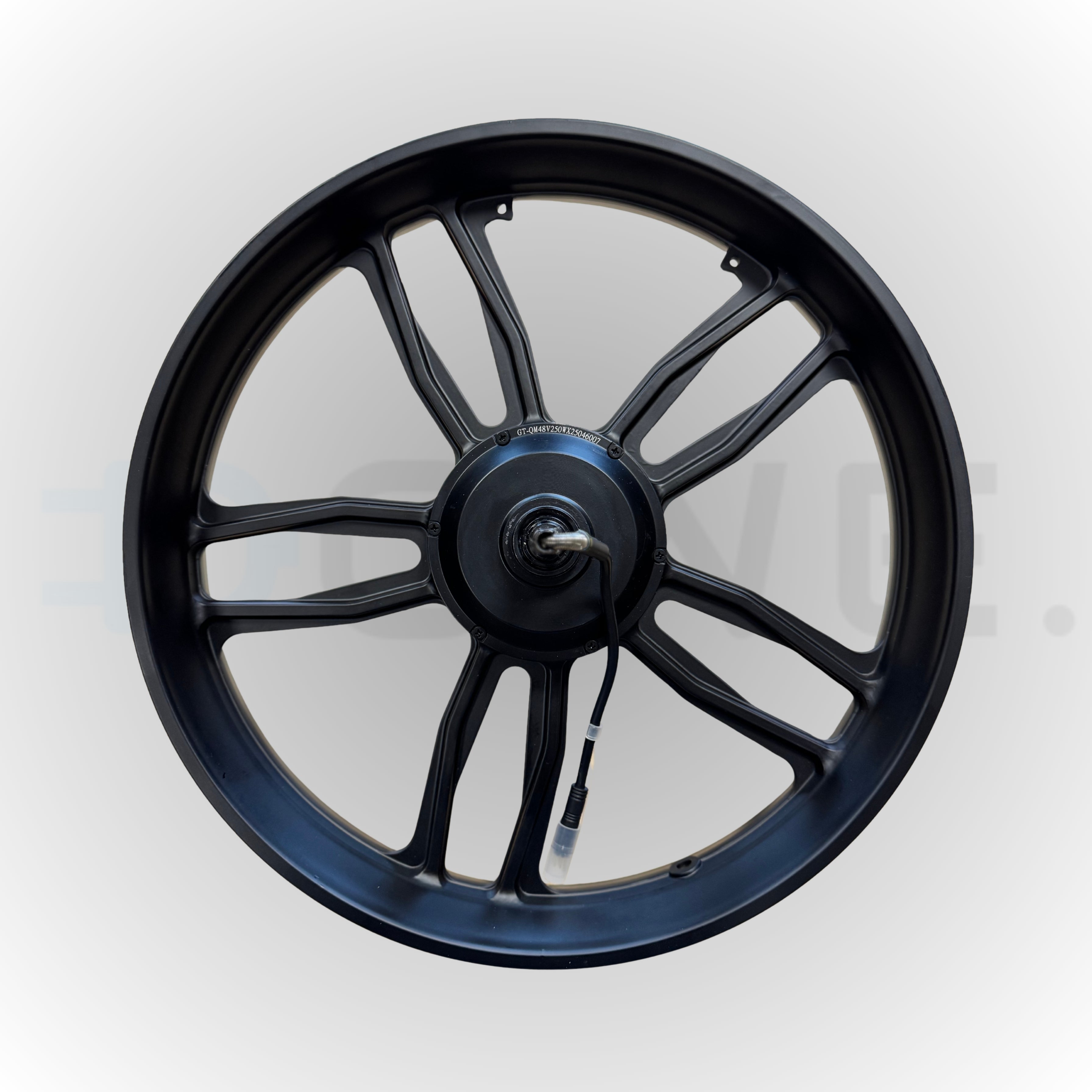 V20 Pro Achtervelg met Motor 20x4.0 Inch – 250W Fatbike Achterwiel – Zwarte Plug