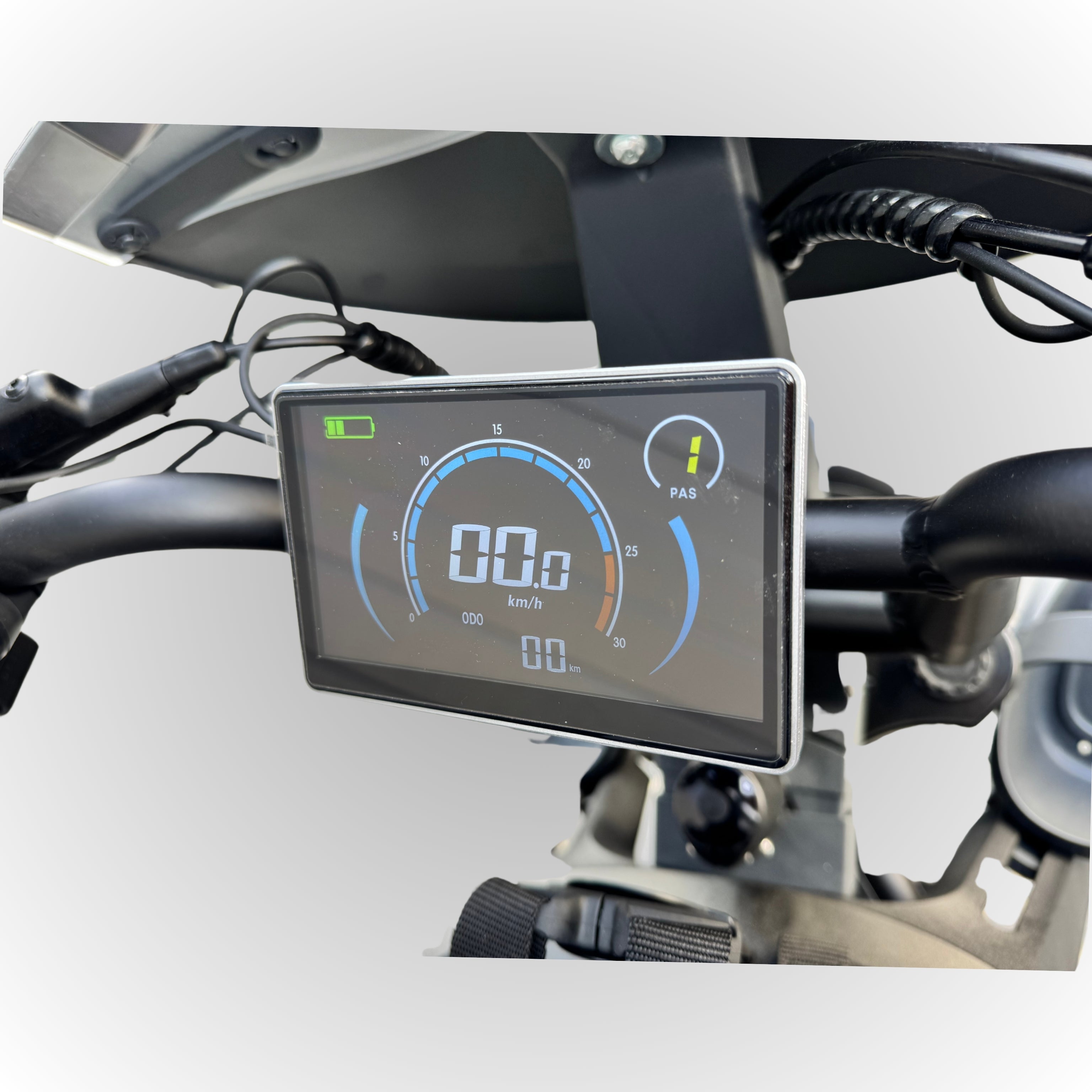 Elektrische fatbike 250W Dowe V9 met kinderzitje achter