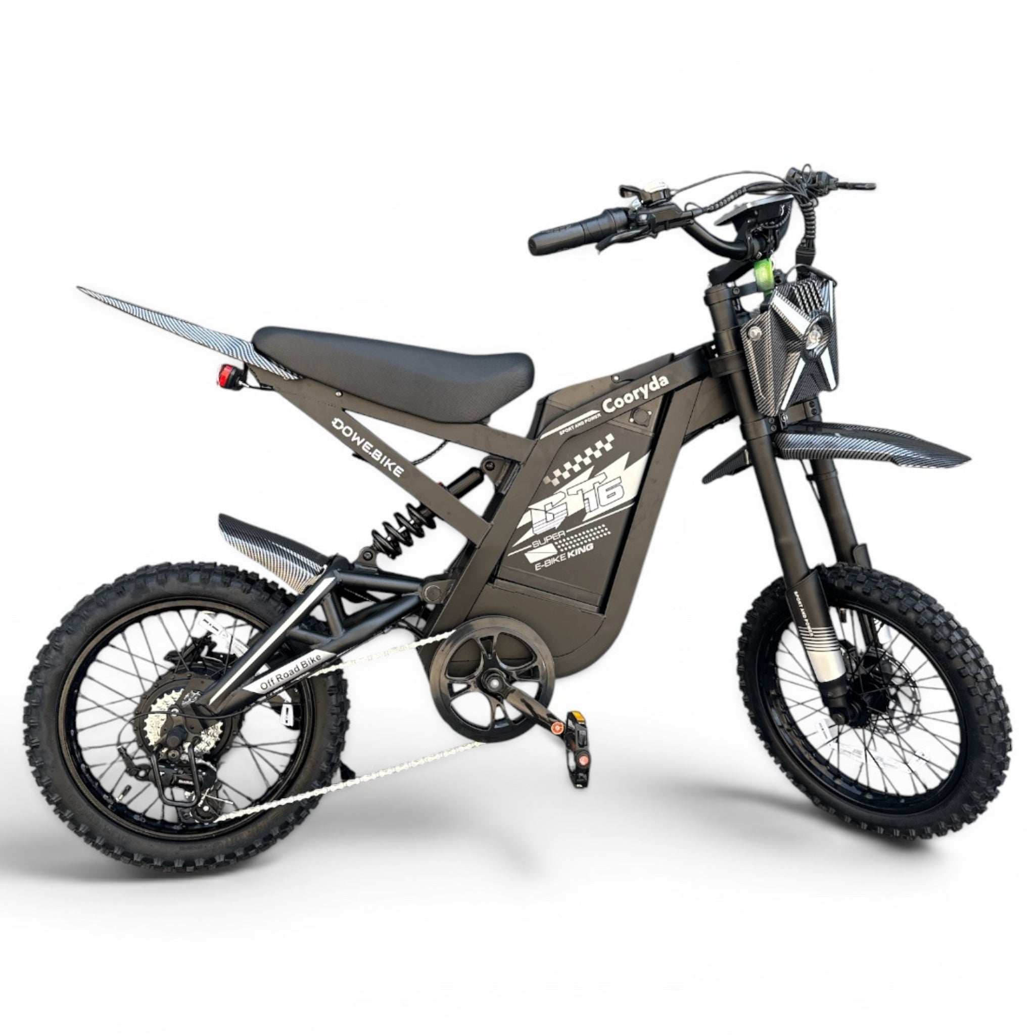GT16 mini Elektrische Skinny bike Grijs - 16 Inch – 250W – 20Ah – tot 100km Actieradius – Rijklaar NL - Dowe Fitbike