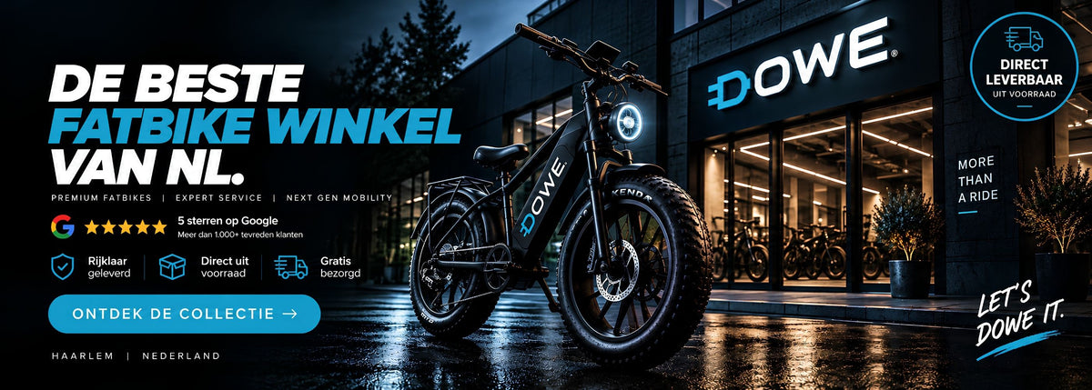 Dowe fatbike in Haarlem